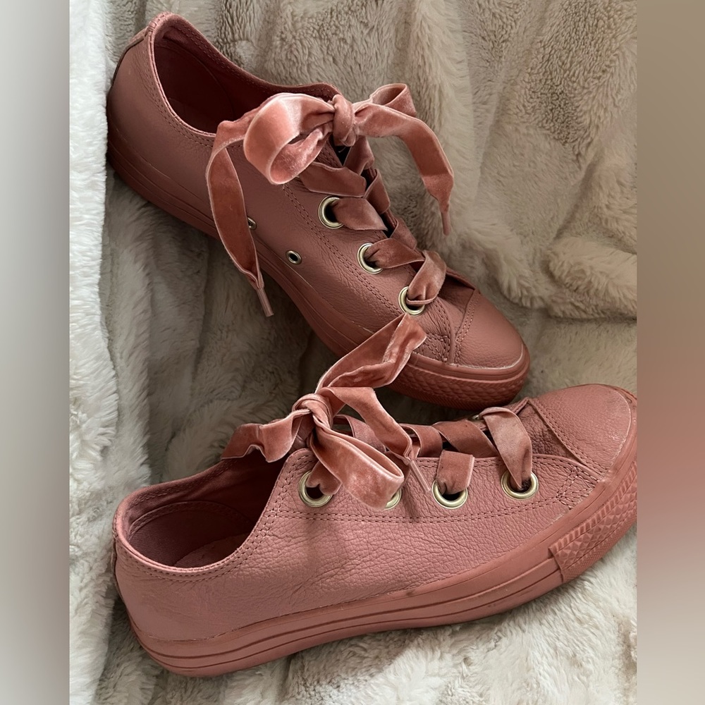 Converse All Star low Sneak. Leather, mauve